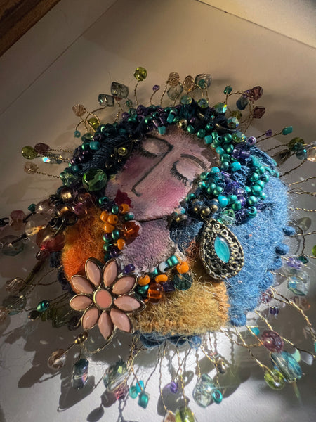 Framed Brooch- Dreaming Beauty